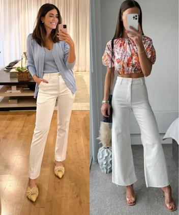 Looks com calça branca: a queridinha do momento